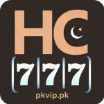 HC777 Game logo with 777 design and pkvip.pk website text