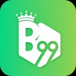 B99 Game logo with a green gradient background, white B99 icon, and crown, designed for the Android gaming app.
