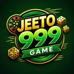 Jeeto 999 Game logo with green and gold casino-style design, dice, and roulette graphics.