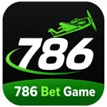 786 Bet Game logo with bold 786 text and green gaming graphic