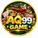 AQ99 Game logo with aviator-themed gaming design